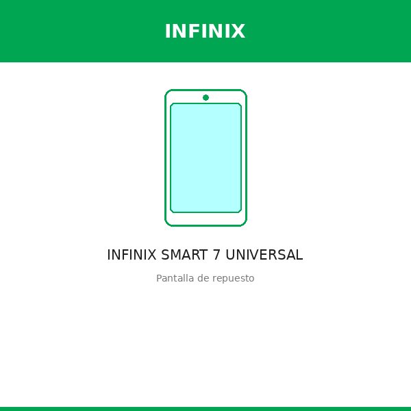 Pantalla INFINIX SMART 7 UNIVERSAL (ORI)