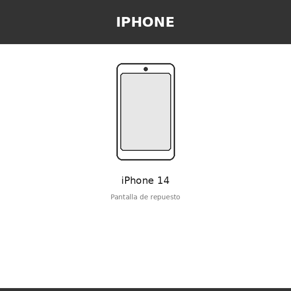 Pantalla iPhone 14 (INCELL)