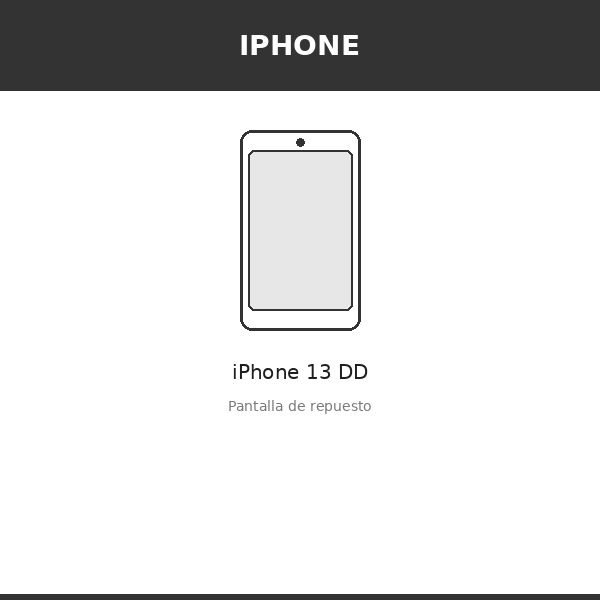 Pantalla iPhone 13 DD (OLED)