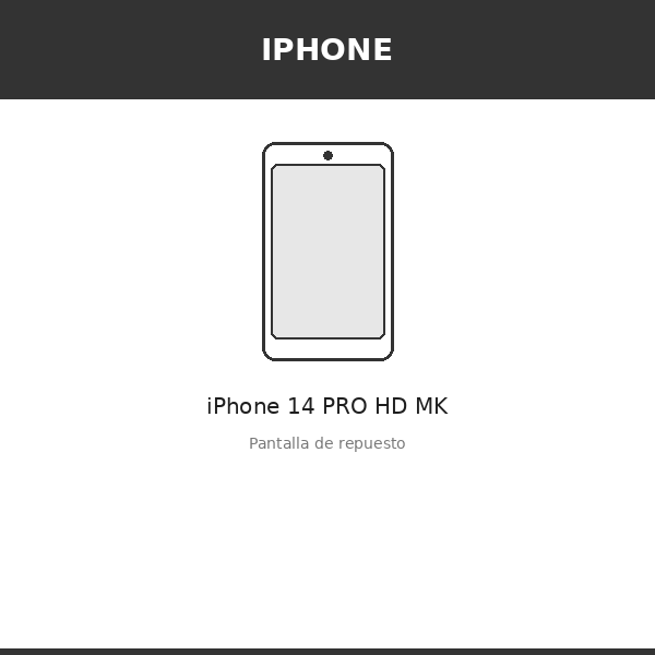 Pantalla iPhone 14 PRO HD MK (INCELL)