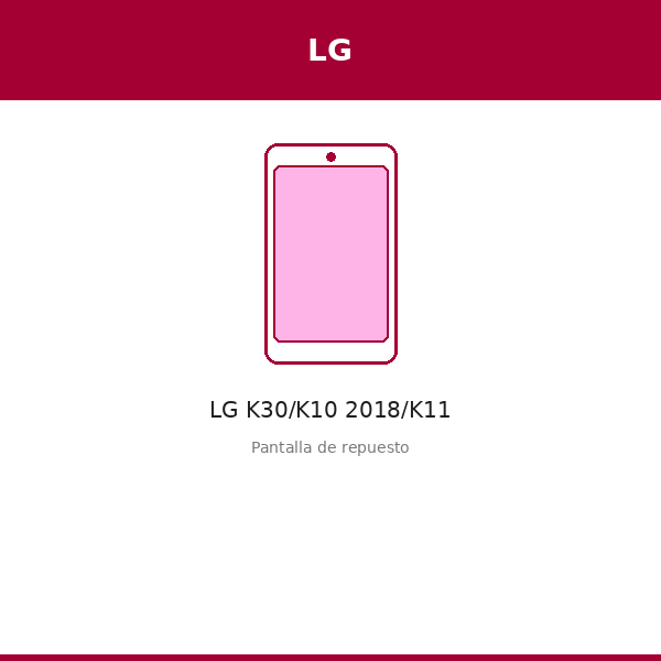 Pantalla LG K30/K10 2018/K11 (ORI)