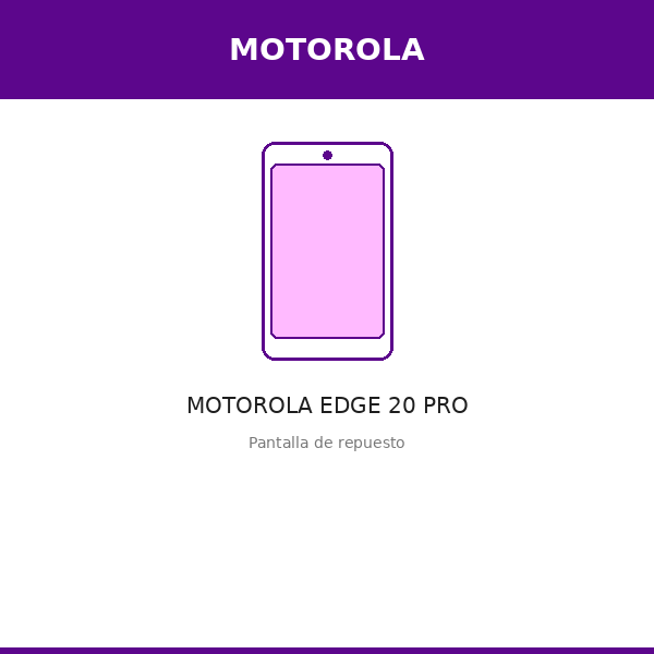 Pantalla MOTOROLA EDGE 20 PRO (INCELL)