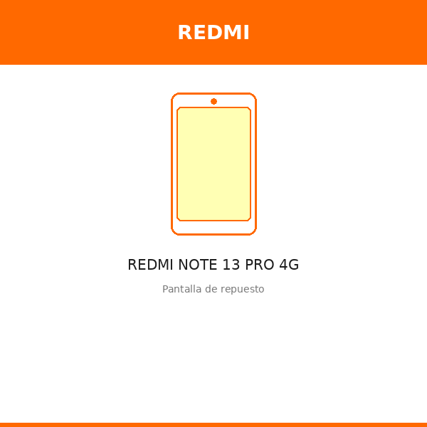 Pantalla REDMI NOTE 13 PRO 4G (ORI)