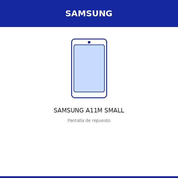 Pantalla SAMSUNG A11M SMALL (INCELL)
