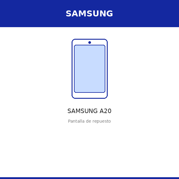 Pantalla SAMSUNG A20 (OLED)
