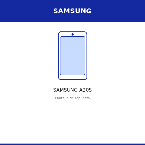 Pantalla SAMSUNG A20S (ORI)