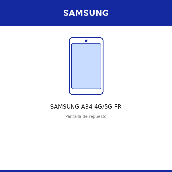Pantalla SAMSUNG A34 4G/5G FR (INCELL)