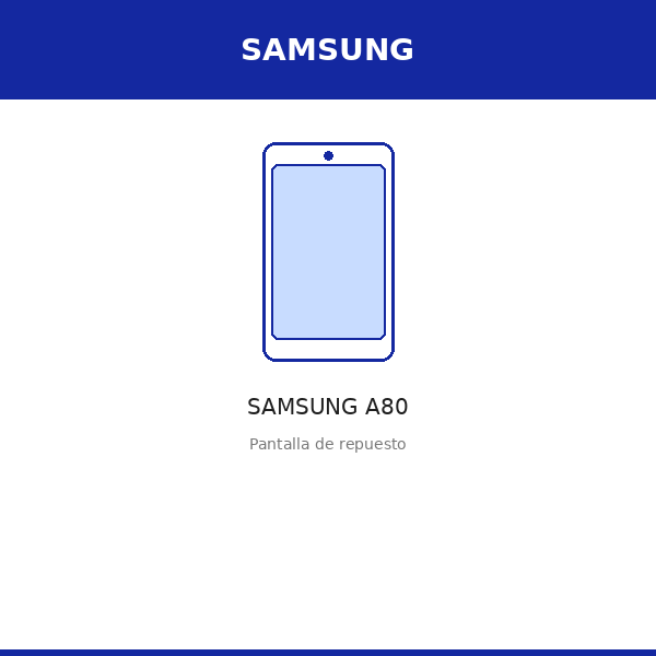 Pantalla SAMSUNG A80 (OLED)