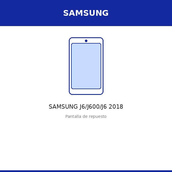 Pantalla SAMSUNG J6/J600/J6 2018 (INCELL)
