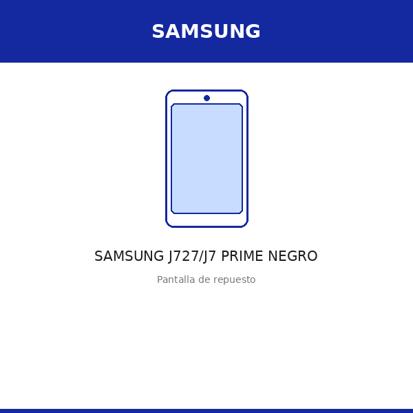Pantalla SAMSUNG J727/J7 PRIME NEGRO (ORI)