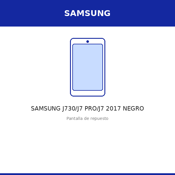 Pantalla SAMSUNG J730/J7 PRO/J7 2017 NEGRO (INCELL)