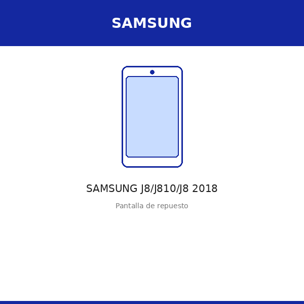 Pantalla SAMSUNG J8/J810/J8 2018 (INCELL)