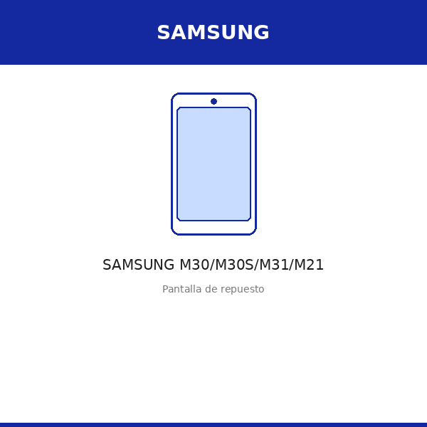 Pantalla SAMSUNG M30/M30S/M31/M21 (INCELL)