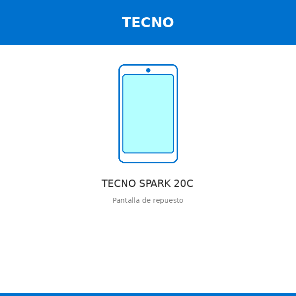 Pantalla TECNO SPARK 20C (ORI)