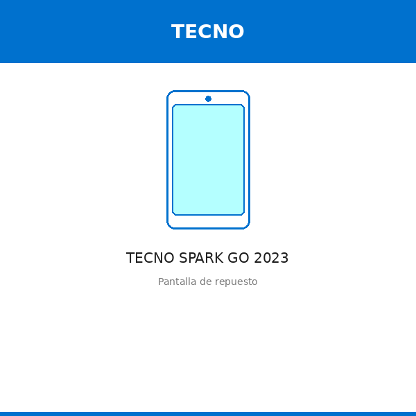 Pantalla TECNO SPARK GO 2023 (ORI)