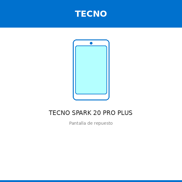 Pantalla TECNO SPARK 20 PRO PLUS (ORI)