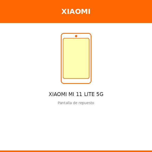 Pantalla XIAOMI MI 11 LITE 5G (TFT)