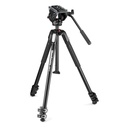 Manfrotto MVK500190X3 – Trípode de vídeo 190X aluminio 3 secciones con rótula fluida MVH500AH