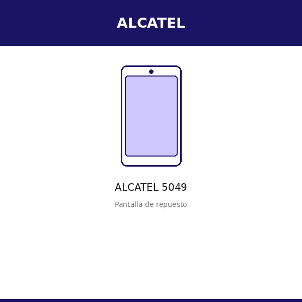 Pantalla ALCATEL 5049 (ORI)