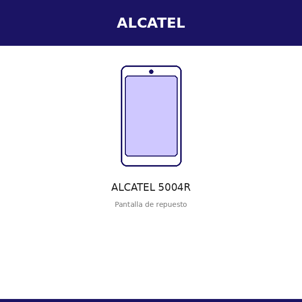 Pantalla ALCATEL 5004R (ORI)