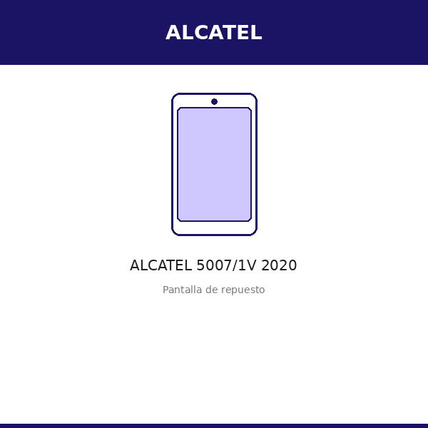 Pantalla ALCATEL 5007/1V 2020 (ORI)