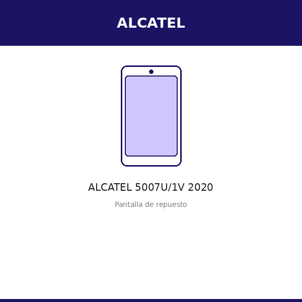 Pantalla ALCATEL 5007U/1V 2020 (ORI)