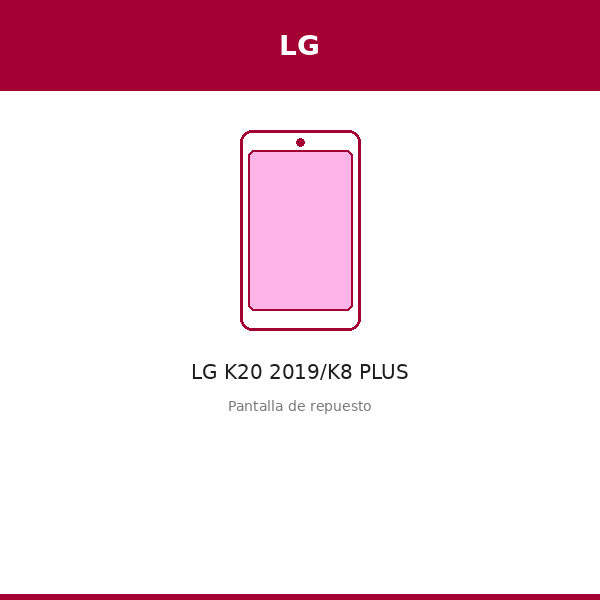 Pantalla LG K20 2019/K8 PLUS (ORI)
