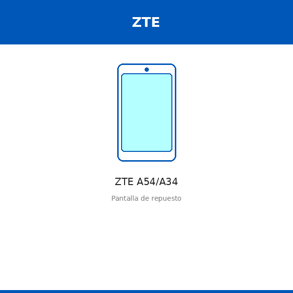 Pantalla ZTE A54/A34 (ORI)