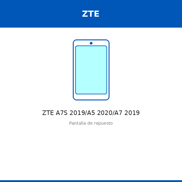 Pantalla ZTE A7S 2019/A5 2020/A7 2019 (ORI)