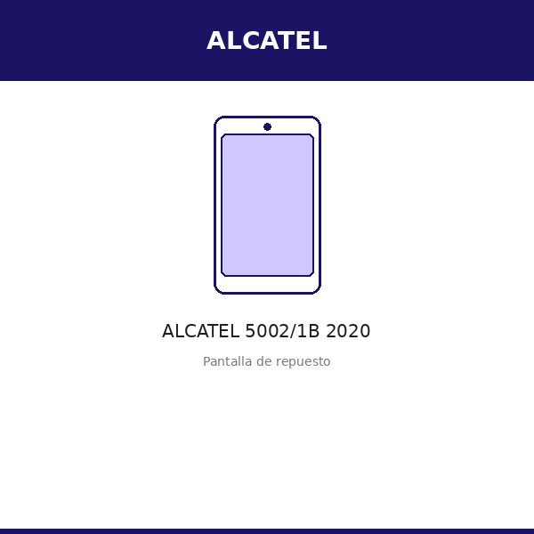 Pantalla ALCATEL 5002/1B 2020 (ORI)