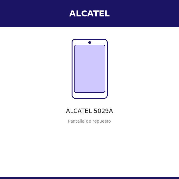 Pantalla ALCATEL 5029A (ORI)