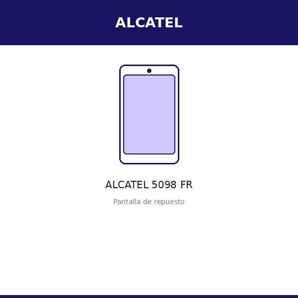 Pantalla ALCATEL 5098 FR (ORI)