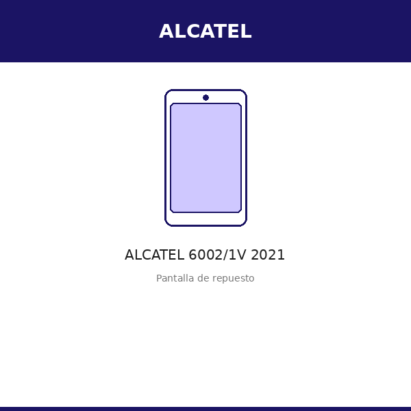 Pantalla ALCATEL 6002/1V 2021 (AAA)