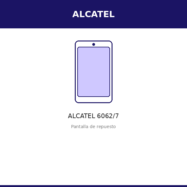 Pantalla ALCATEL 6062/7 (ORI)