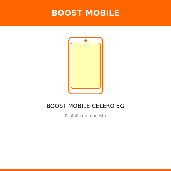 Pantalla BOOST MOBILE CELERO 5G (ORI)