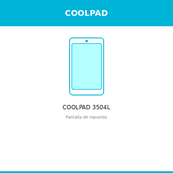 Pantalla COOLPAD 3504L (ORI)