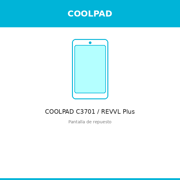 Pantalla COOLPAD C3701 / REVVL Plus (ORI)
