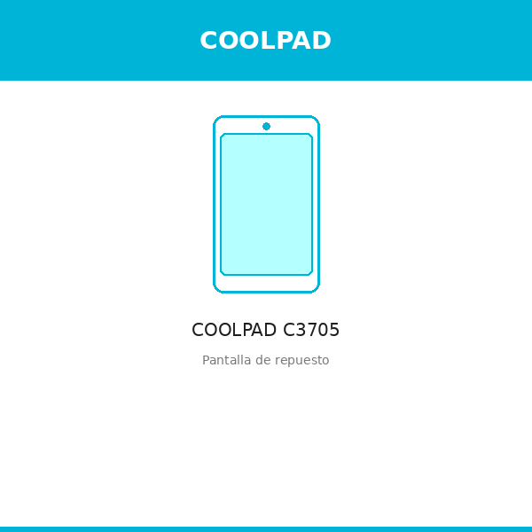 Pantalla COOLPAD C3705 (ORI)