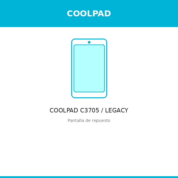 Pantalla COOLPAD C3705 / LEGACY (ORI)