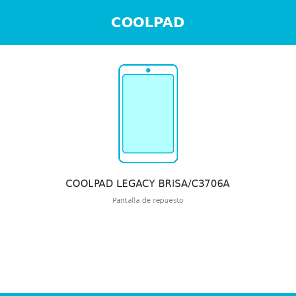 Pantalla COOLPAD LEGACY BRISA/C3706A (ORI)