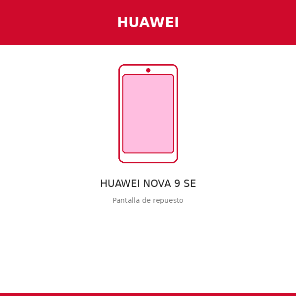 Pantalla HUAWEI NOVA 9 SE (COG)