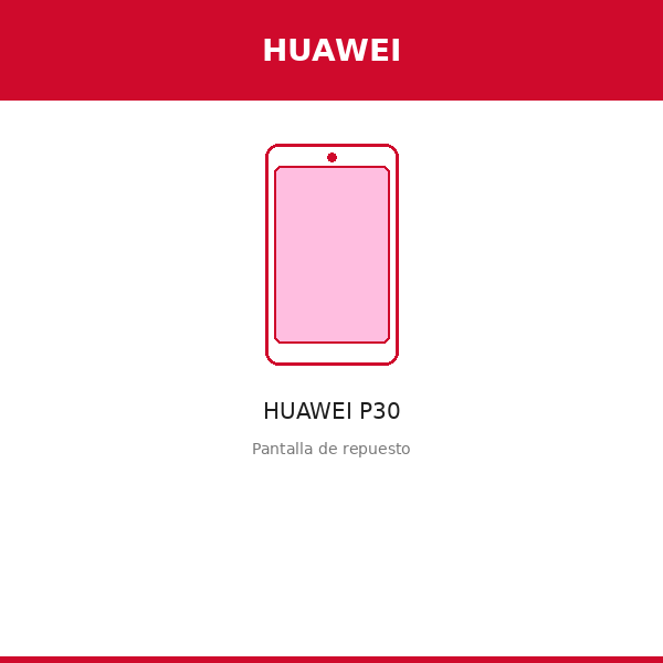 Pantalla HUAWEI P30 (TFT)