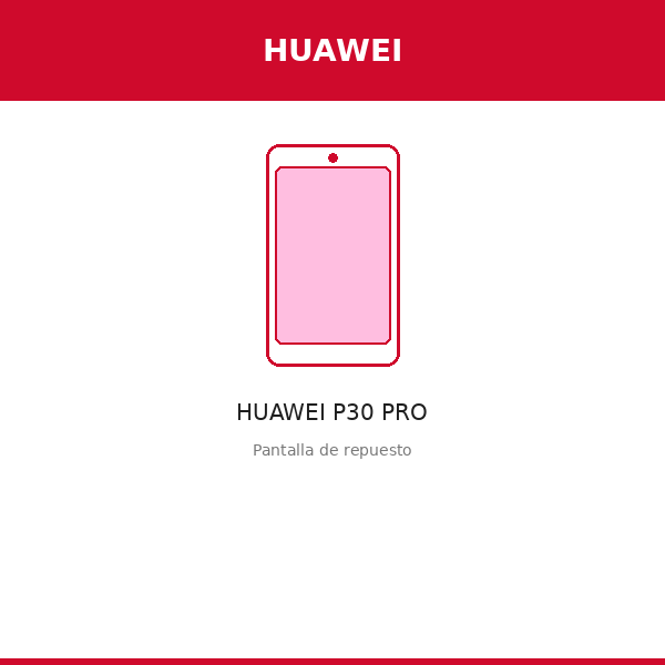 Pantalla HUAWEI P30 PRO (OLED)