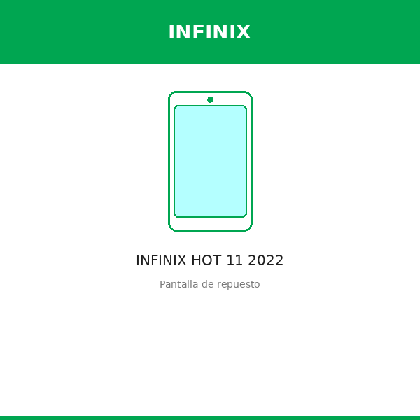 Pantalla INFINIX HOT 11 2022 (ORI)