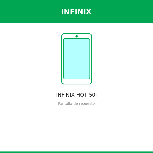 Pantalla INFINIX HOT 50i (ORI)