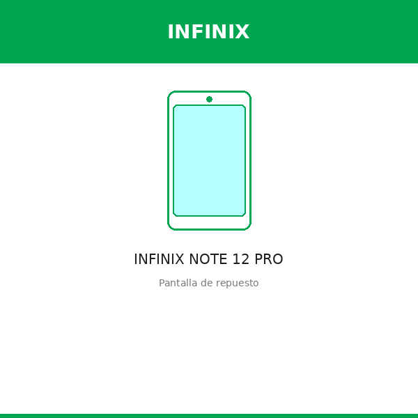 Pantalla INFINIX NOTE 12 PRO (TFT)