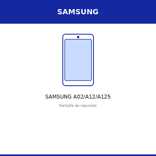 [SAM-100127-ORI] Pantalla SAMSUNG A02/A12/A125 (ORI)