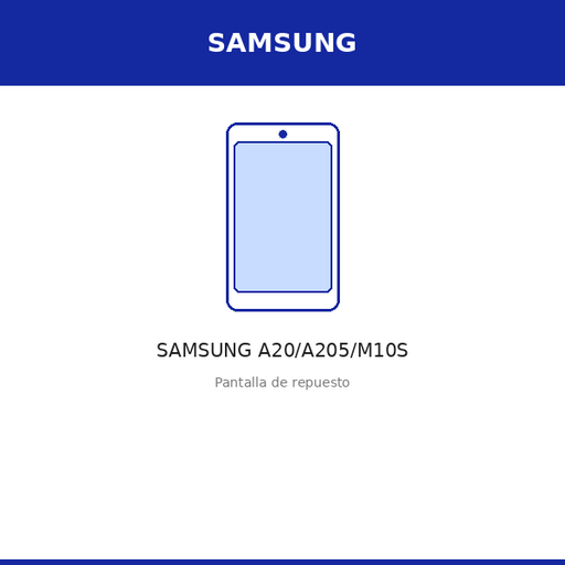 [SAM-100104-INC] Pantalla SAMSUNG A20/A205/M10S (INCELL)