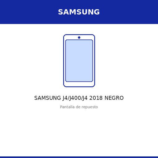 [SAM-100022-INC] Pantalla SAMSUNG J4/J400/J4 2018 NEGRO (INCELL)