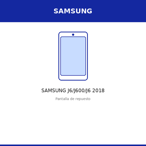 [SAM-100053-INC] Pantalla SAMSUNG J6/J600/J6 2018 (INCELL)